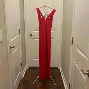 Gunne Sax Jessica McClintock Floor Length Red Dress Sz11/12